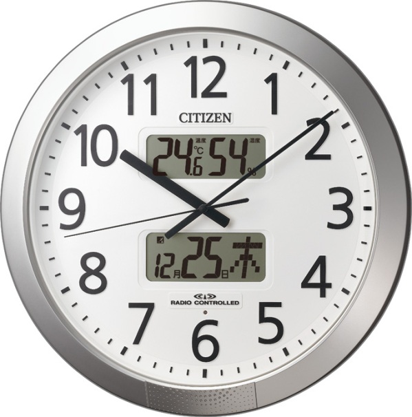 チャイムを鳴らす時間をプログラム管理 電波掛け時計 プログラムカレンダー404 4fn404sr19 リズム時計 時計 掛け時計 インテリア雑貨の通販店cecicela セシセラ