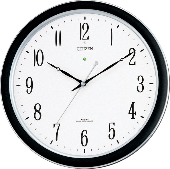 強化防滴、防塵タイプです！ 電波掛け時計4MY691-N19 リズム時計/時計