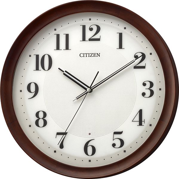 シチズン時計　電波掛け時計　 8MY554-006　木製フレーム　CITIZEN掛け時計