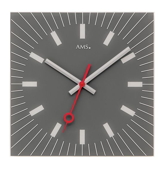 シンプルなデザインが魅力！　ＡＭＳ壁掛け時計　アームス掛け時計　AMS9577