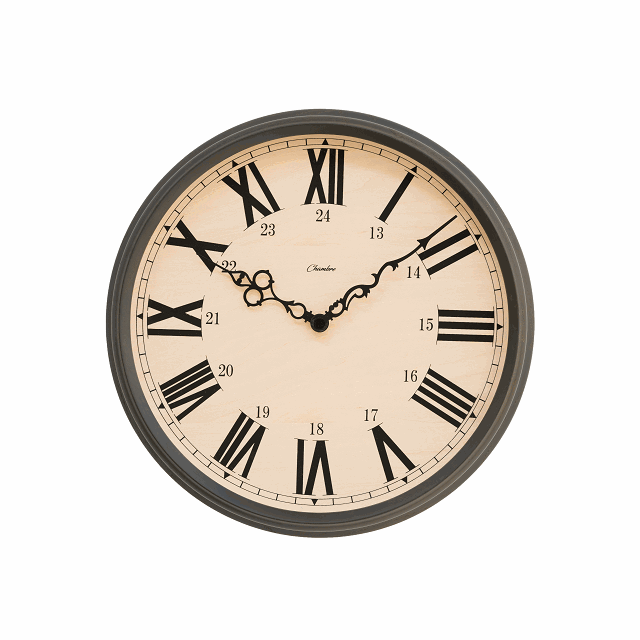 British Roman Clock 掛け時計 Chambre Ch 036cg チャコールグレイ British Roman Clock 掛け時計 Chambre Ch 036cg チャコールグレイ