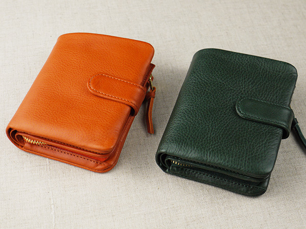 二つ折り財布 アリゾナレザー Pomerance