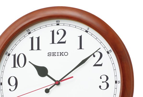SEIKO掛け時計　セイコー掛け時計　大型時計 木枠　オフィス時計　SEIKO電波時計　KX238B　SEIKO掛け時計 グリーン購入法適合商品