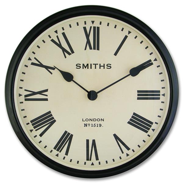 レトロデザイン！ロジャーラッセルRogerLascelles社製 Smiths Large Retro Clock 50cm掛け時計 SM