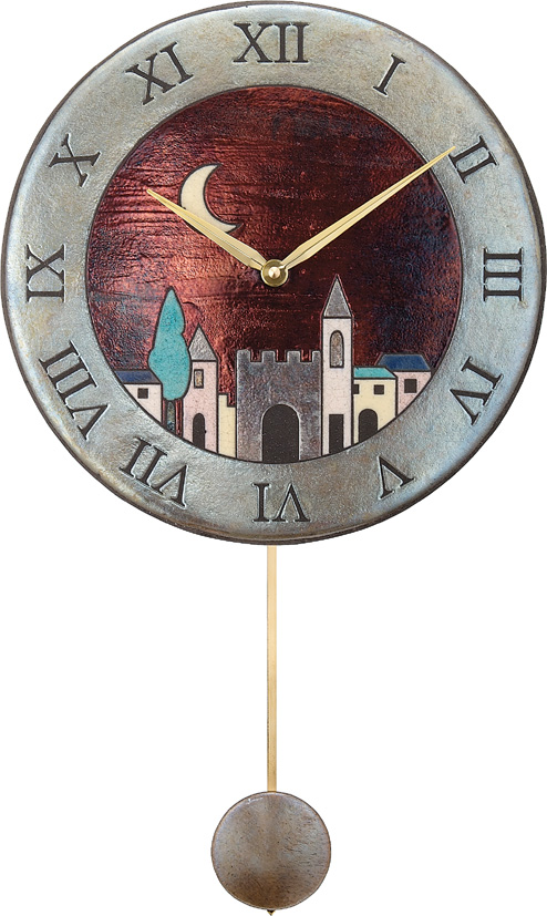 アントニオ・ザッカレラ陶器振り子時計ZC152-001/時計 掛け時計