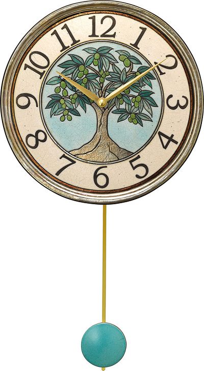 アントニオ・ザッカレラ陶器振り子時計ZC947-004/時計 掛け時計 